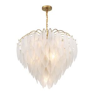 Breegan Jane by Breegan Jane x Savoy Boa 9-Light Chandelier in Warm ...